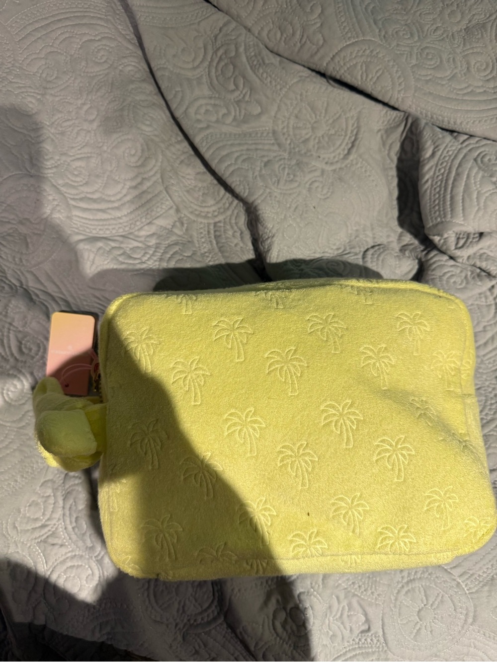 Stoney Clover x Target Yellow Palm Tree Cosmetic Bag